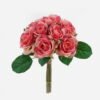 Artificial Flower 19*19*24cm Rose *9 bundle GS-55124009-R2 Bouquet 3,000+ sqm showroom with thousands of artificial flowers, plants & trees ready for global sourcing.