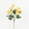 Artificial Flower 23*23*46cm Rose *9 bush GS-55124011-Y1 2024Jun YeahFlower is one of Chinese leading OEM manufacturers and exporters , supplying the silk flowers, wholesale artificial trees