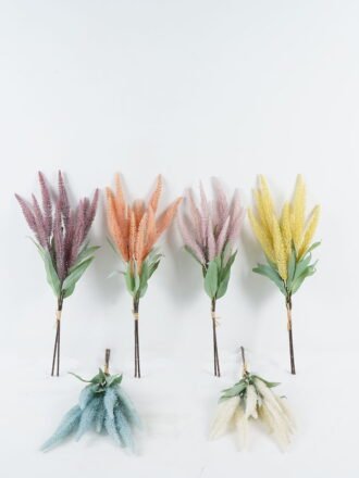 Artificial Flower 17*17*37cm Flower *3 bouquet GS-49524003-W1 Bouquet 3,000+ sqm showroom with thousands of artificial flowers, plants & trees ready for global sourcing.