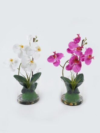 Artificial Flower 30*30*60cm m phalaenopsis in ceramic pot GS-41324044 Potted Flowers&Plants 3,000+ sqm showroom with thousands of artificial flowers, plants & trees ready for global sourcing.