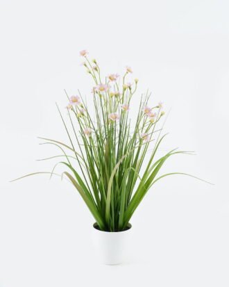 Artificial Grass 14*14*51cm Bellis perennis *6 in pp pot GS-29424023 2024Jun YeahFlower is one of Chinese leading OEM manufacturers and exporters , supplying the silk flowers, wholesale artificial trees