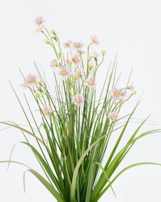 Artificial Grass 14*14*51cm Bellis perennis *6 in pp pot GS-29424023 2024Jun YeahFlower is one of Chinese leading OEM manufacturers and exporters , supplying the silk flowers, wholesale artificial trees