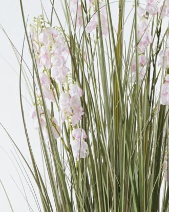 Artificial Grass 50*50*120cm Canterburybells flower *5 in pp pot GS-61924025-PET 2024Jun YeahFlower is one of Chinese leading OEM manufacturers and exporters , supplying the silk flowers, wholesale artificial trees