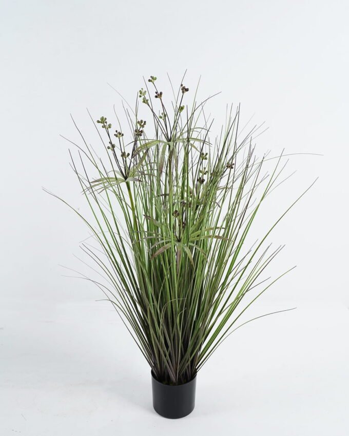 Artificial Grass 35*35*70cm Canterburybells grass *4 in pp pot GS-61924033-PET 2024Jun YeahFlower is one of Chinese leading OEM manufacturers and exporters , supplying the silk flowers, wholesale artificial trees