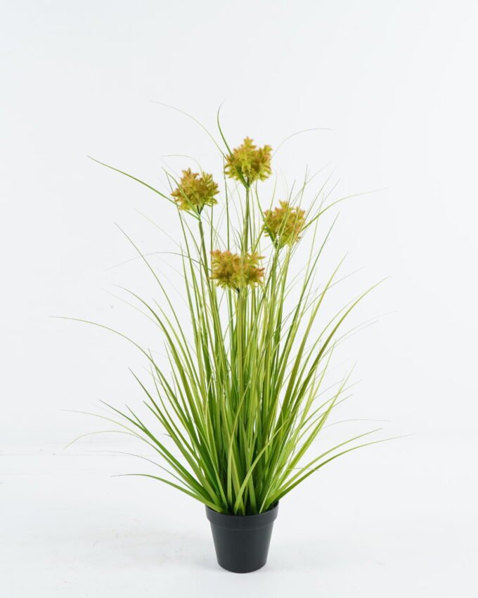 Artificial Grass 40*40*70cm  Convexutricle sedge herb *4 in pp pot GS-61924036-PET 2024Jun YeahFlower is one of Chinese leading OEM manufacturers and exporters , supplying the silk flowers, wholesale artificial trees