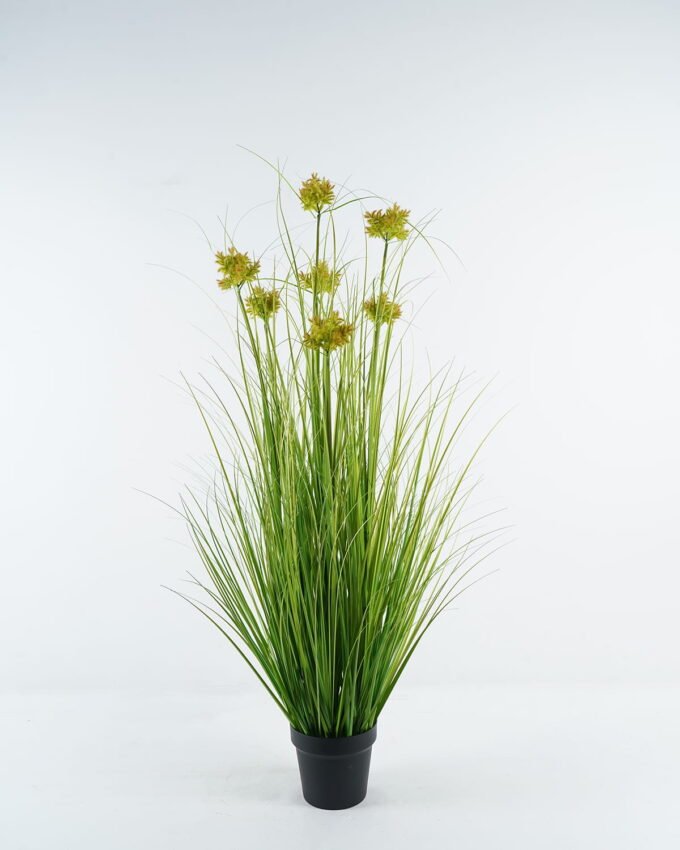 Artificial Grass 55*55*120cm Convexutricle sedge herb *7 in pp pot GS-61924034-PET 2024Jun YeahFlower is one of Chinese leading OEM manufacturers and exporters , supplying the silk flowers, wholesale artificial trees