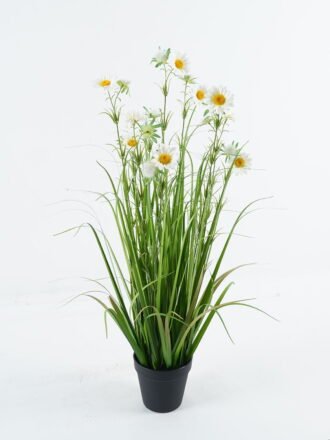 Artificial Grass 23*23*71cm Daisy *7 single stem GS-29424041 Grass&PLANT 3,000+ sqm showroom with thousands of artificial flowers, plants & trees ready for global sourcing.