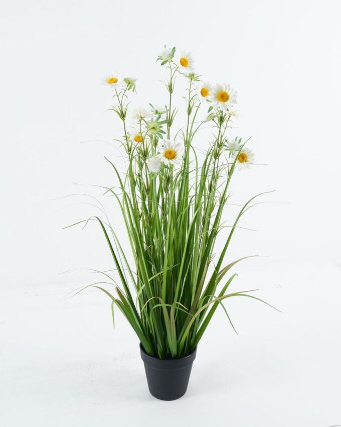Artificial Grass 19*19*76cm Daisy *10 in pp pot GS-29424043 2024Jun YeahFlower is one of Chinese leading OEM manufacturers and exporters , supplying the silk flowers, wholesale artificial trees