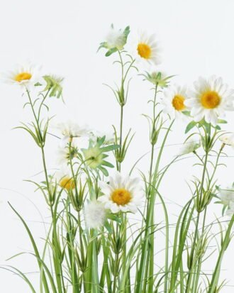 Artificial Grass 19*19*76cm Daisy *10 in pp pot GS-29424043 2024Jun YeahFlower is one of Chinese leading OEM manufacturers and exporters , supplying the silk flowers, wholesale artificial trees