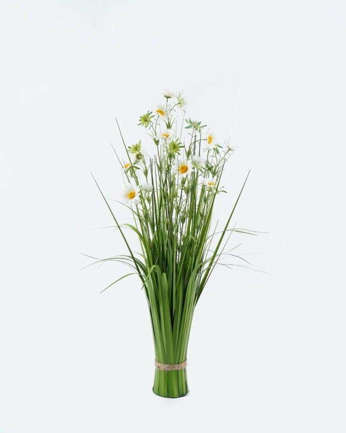 Artificial Grass 21*21*74cm Daisy *12 potted grass GS-29424035 2024Jun YeahFlower is one of Chinese leading OEM manufacturers and exporters , supplying the silk flowers, wholesale artificial trees