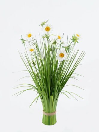 Artificial Grass 23*23*76cm Bellis perennis *12 in pp pot GS-29424032 Grass&PLANT 3,000+ sqm showroom with thousands of artificial flowers, plants & trees ready for global sourcing.