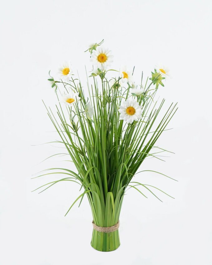 Artificial Grass 20*20*56cm Daisy *7 potted grass GS-29424034 2024Jun YeahFlower is one of Chinese leading OEM manufacturers and exporters , supplying the silk flowers, wholesale artificial trees