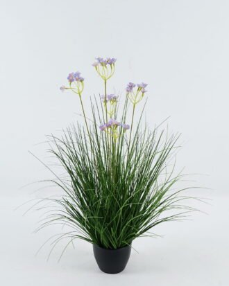 Artificial Grass 50*50*58cm Flower *5 in PP pot GS-45724005-Z1 2024Jun YeahFlower is one of Chinese leading OEM manufacturers and exporters , supplying the silk flowers, wholesale artificial trees