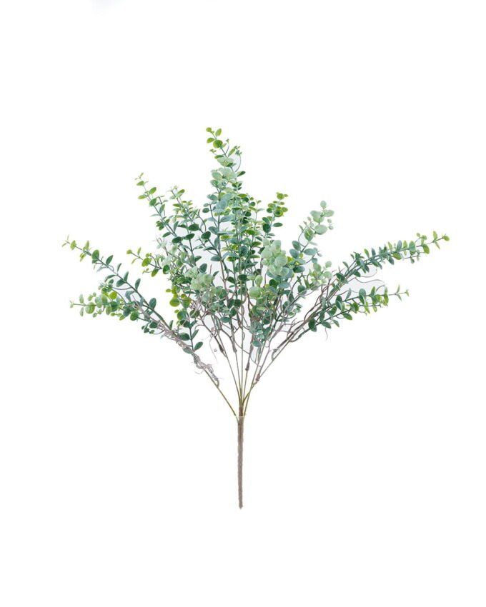 Artificial Plant 18*18*53cm Eucalyptus *7 bush GS-36624003 2024Jun YeahFlower is one of Chinese leading OEM manufacturers and exporters , supplying the silk flowers, wholesale artificial trees