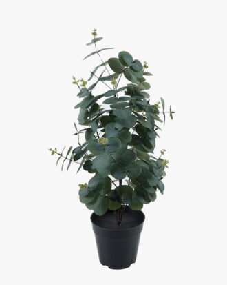 Artificial Plant 30*30*65cm Eucalyptus Leaf in pot GS-29824007 2024Jun YeahFlower is one of Chinese leading OEM manufacturers and exporters , supplying the silk flowers, wholesale artificial trees