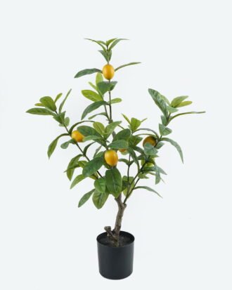 Artificial Plant 35*35*74cm Lemon Tree in pot GS-70123040 2024Jun YeahFlower is one of Chinese leading OEM manufacturers and exporters , supplying the silk flowers, wholesale artificial trees