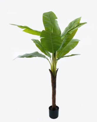 Artificial Tree 105*105*180cm Banana tree in PP pot GS-29824018 2024Jun YeahFlower is one of Chinese leading OEM manufacturers and exporters , supplying the silk flowers, wholesale artificial trees