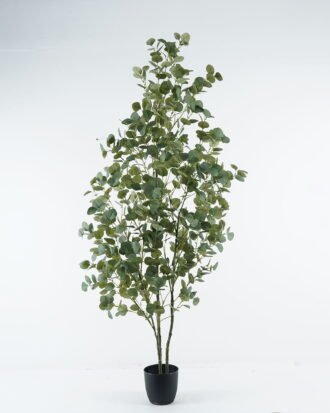 Artificial Tree 65*65*185cm Eucalyptus *3 in PP pot/846 lvs GS-30424029 2024Jul YeahFlower is one of Chinese leading OEM manufacturers and exporters , supplying the silk flowers, wholesale artificial trees