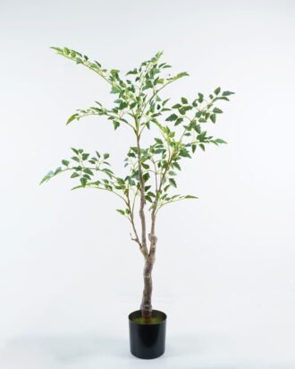 Artificial Tree 80*60*150cm  Fukurokuju tree *3 in PP pot/363 lvs GS-71024019 2024Jun YeahFlower is one of Chinese leading OEM manufacturers and exporters , supplying the silk flowers, wholesale artificial trees
