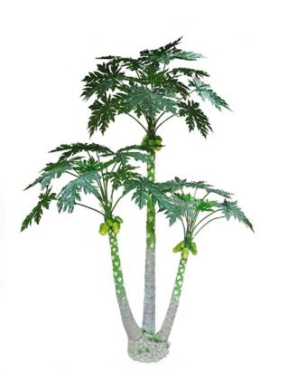 Artificial Tree 80*80*180cm Papaya tree in PP pot/10 lvs GS-48524014 2024Jun YeahFlower is one of Chinese leading OEM manufacturers and exporters , supplying the silk flowers, wholesale artificial trees
