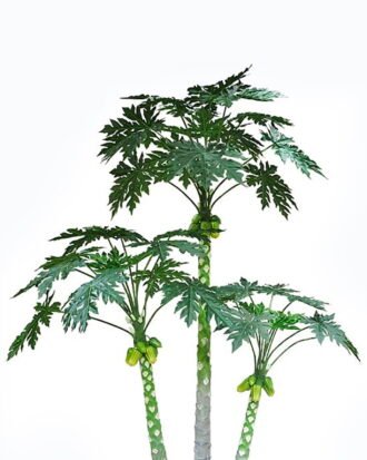 Artificial Tree 80*80*180cm Papaya tree in PP pot/10 lvs GS-48524014 2024Jun YeahFlower is one of Chinese leading OEM manufacturers and exporters , supplying the silk flowers, wholesale artificial trees