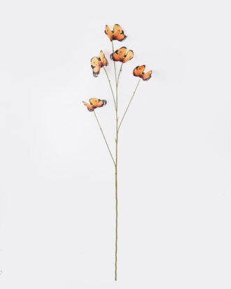 Artificial Flower 24*24*105cm  Butterfly *5 single stem GS-53624008CT-O1 2024Jul YeahFlower is one of Chinese leading OEM manufacturers and exporters , supplying the silk flowers, wholesale artificial trees