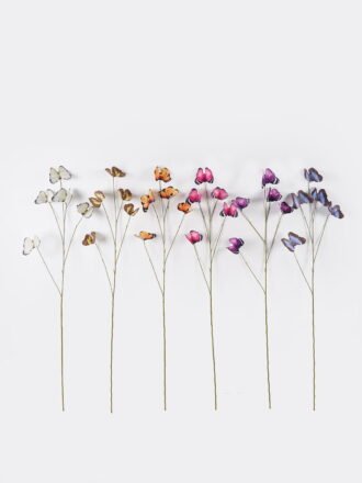 Artificial Flower 24*24*105cm  Butterfly *5 single stem GS-53624008CT-O1 Single Flowers 3,000+ sqm showroom with thousands of artificial flowers, plants & trees ready for global sourcing.