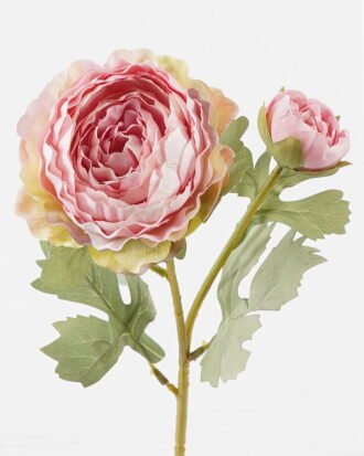 Artificial Flower 14*56CM Camellia spray*2 GS-58821050R-P1 2024Aug YeahFlower is one of Chinese leading OEM manufacturers and exporters , supplying the silk flowers, wholesale artificial trees