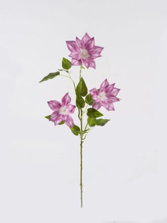 Artificial Flower 23*23*82cm Clematis florida *3 single stem GS-64924015CT-W1 Single Flowers 3,000+ sqm showroom with thousands of artificial flowers, plants & trees ready for global sourcing.
