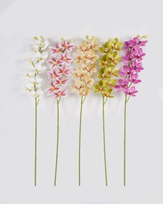 Artificial Flower 11*11*75cm Cymbidium faberi *9 single stem GS-64924017CT 2024Jul YeahFlower is one of Chinese leading OEM manufacturers and exporters , supplying the silk flowers, wholesale artificial trees
