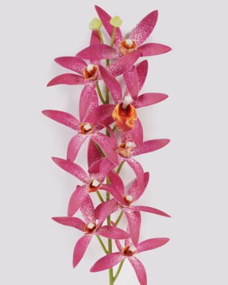 Artificial Flower 14*14*74cm Cymbidium faberi *9 single stem GS-64924018CT-R1 2024Jul YeahFlower is one of Chinese leading OEM manufacturers and exporters , supplying the silk flowers, wholesale artificial trees