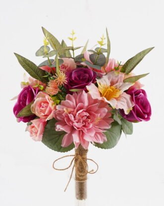 Artificial Flower 33*33*37cm Dahlia bundle GS-61524003 2024Jul YeahFlower is one of Chinese leading OEM manufacturers and exporters , supplying the silk flowers, wholesale artificial trees