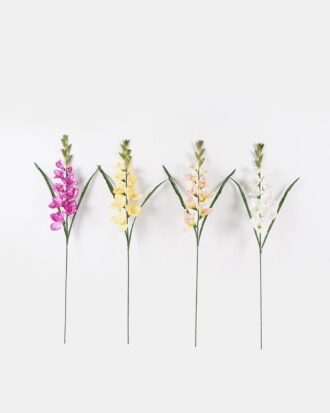 Artificial Flower 36*36*98cm  Gladiolus  *9 single stem GS-00824001 2024Aug YeahFlower is one of Chinese leading OEM manufacturers and exporters , supplying the silk flowers, wholesale artificial trees