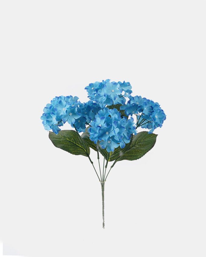 Artificial Flower 32*32*43cm Hydrangea *5 bush GS-00824003 Flowers Bush 3,000+ sqm showroom with thousands of artificial flowers, plants & trees ready for global sourcing.