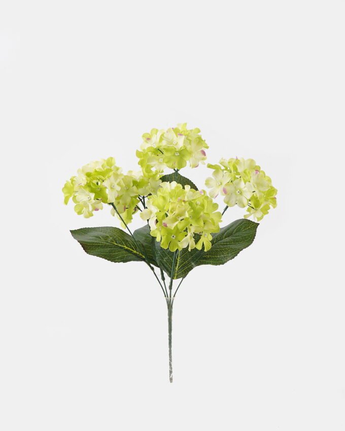 Artificial Flower 32*32*43cm Hydrangea *5 bush GS-00824003 Flowers Bush 3,000+ sqm showroom with thousands of artificial flowers, plants & trees ready for global sourcing.