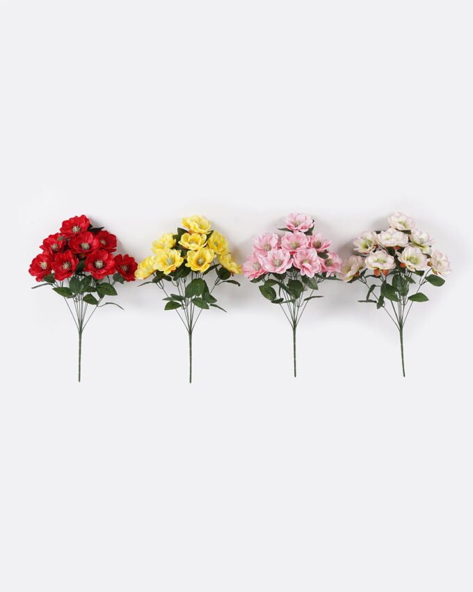Artificial Flower 36*36*56cm Magnolia *9 bush GS-00824002 2024Aug YeahFlower is one of Chinese leading OEM manufacturers and exporters , supplying the silk flowers, wholesale artificial trees