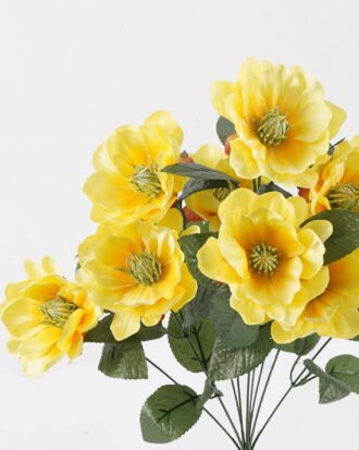 Artificial Flower 36*36*56cm Magnolia *9 bush GS-00824002 2024Aug YeahFlower is one of Chinese leading OEM manufacturers and exporters , supplying the silk flowers, wholesale artificial trees