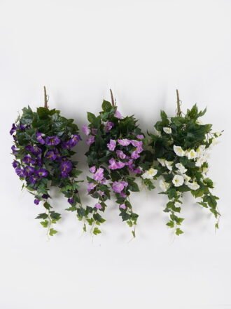 Artificial Flower 35*35*81cm  Morning Glory *11  hanging GS-29824026CT-W1 Banners&Garlands 3,000+ sqm showroom with thousands of artificial flowers, plants & trees ready for global sourcing.