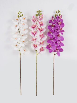 Artificial Flower 17*17*72cm Phalaenopsis *7 Single stem GS-64924019CT-Z2 Single Flowers 3,000+ sqm showroom with thousands of artificial flowers, plants & trees ready for global sourcing.