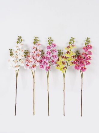 Artificial Flower 18*95cm Phalaenopsis *9 Single stem GS-64924011JJA 2024Jul YeahFlower is one of Chinese leading OEM manufacturers and exporters , supplying the silk flowers, wholesale artificial trees