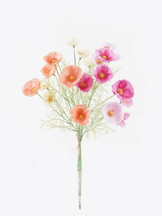 Artificial Flower 26*20*30CM ROSE BUSH*9 GS-35819008-Z1 Bouquet 3,000+ sqm showroom with thousands of artificial flowers, plants & trees ready for global sourcing.