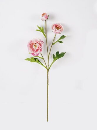 Artificial Flower 17*17*70cm Ranunculus asiaticus  *3 single stem GS-39124001CT Single Flowers 3,000+ sqm showroom with thousands of artificial flowers, plants & trees ready for global sourcing.