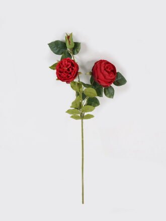 Artificial Flower 28*28*62cm Rose *2 Single stem GS-44324003-O1 Single Flowers 3,000+ sqm showroom with thousands of artificial flowers, plants & trees ready for global sourcing.