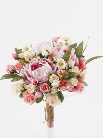 Artificial Flower 33*33*37cm Dahlia bundle GS-61524003 Bouquet 3,000+ sqm showroom with thousands of artificial flowers, plants & trees ready for global sourcing.