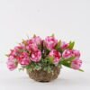 Artificial Flower 36*33*24cm Tulip in basket GS-03324017-P1 2024Aug YeahFlower is one of Chinese leading OEM manufacturers and exporters , supplying the silk flowers, wholesale artificial trees