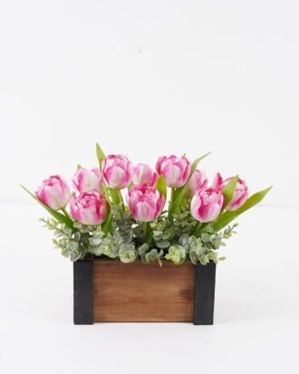 Artificial Flower 26*17*24cm Tulip in wooden pot GS-03324014-P1 2024Aug YeahFlower is one of Chinese leading OEM manufacturers and exporters , supplying the silk flowers, wholesale artificial trees Artificial Flower 26*17*24cm Tulip in wooden pot GS-03324014-P1 2024Aug YeahFlower is one of Chinese leading OEM manufacturers and exporters , supplying the silk flowers, wholesale artificial trees