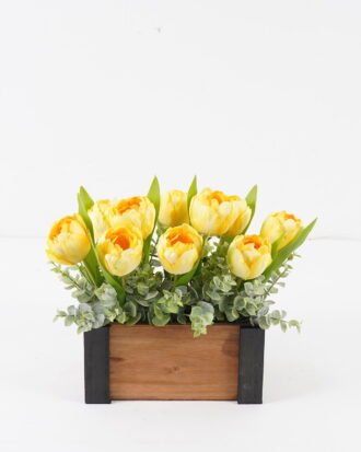 Artificial Flower 26*17*24cm Tulip in wooden pot GS-03324014-Y1 2024Aug YeahFlower is one of Chinese leading OEM manufacturers and exporters , supplying the silk flowers, wholesale artificial trees Artificial Flower 26*17*24cm Tulip in wooden pot GS-03324014-Y1 2024Aug YeahFlower is one of Chinese leading OEM manufacturers and exporters , supplying the silk flowers, wholesale artificial trees