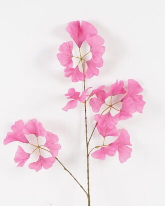 Artificial Flower 37*37*85cm  ginkgo leaf  single stem GS-536240025-R23 2024Aug YeahFlower is one of Chinese leading OEM manufacturers and exporters , supplying the silk flowers, wholesale artificial trees