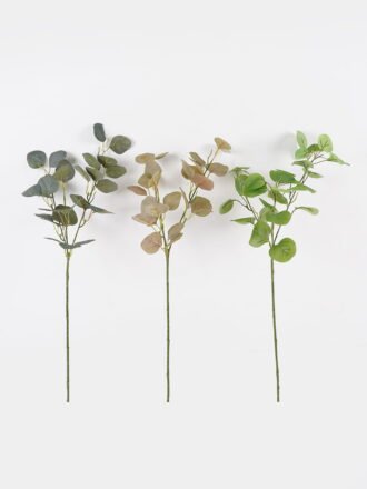Artificial Plant 18*18*64cm  Eucalyptus *3  single stem GS-29824023CT-Z1 Leaves&Sprays&Foliages 3,000+ sqm showroom with thousands of artificial flowers, plants & trees ready for global sourcing.