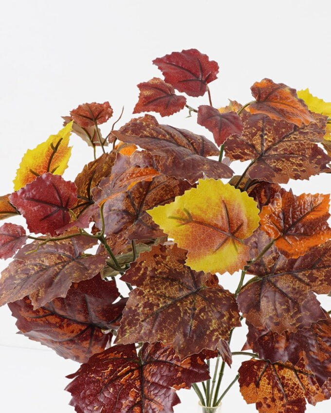 Artificial Plant 35*35*42cm  Grape leaf *7  single stem GS-29824027CT-R1 2024Jul YeahFlower is one of Chinese leading OEM manufacturers and exporters , supplying the silk flowers, wholesale artificial trees